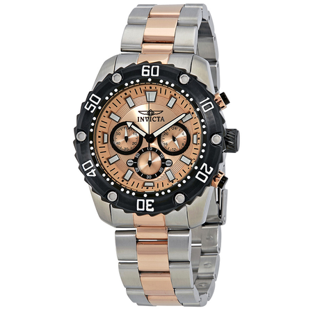 Invicta Pro Diver Chronograph Rose Dial Men's Watch 22520