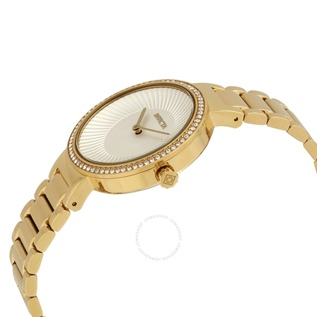 Invicta Specialty Crystal White Dial Gold-tone Ladies Watch 27000