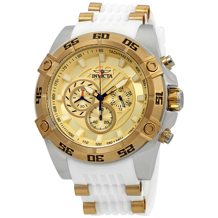 Invicta Speedway Chronograph Gold Dial Men's Watch 25510
