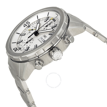 IWC Aquatimer Chronograph Silver Dial Stainless Steel Men's Watch IW376802