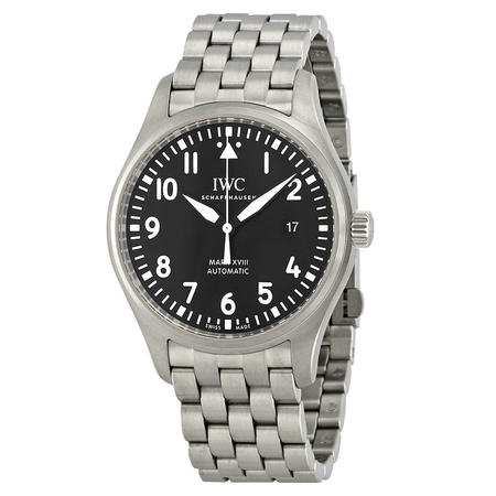 IWC Mark XVIII Black Dial Automatic Stainless Steel Men's Watch IW327015