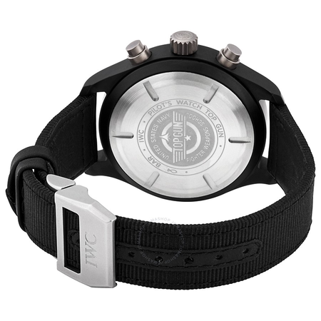 IWC Pilot Top Gun Chronograph Automatic Black Dial Men's Watch IW389101