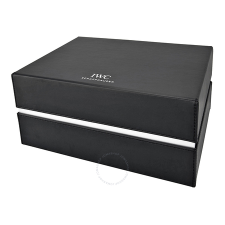 IWC Portofino Silver Dial 8 Day Power Reserve Black Leather Men's Watch 5111-02 IW511102