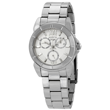 Invicta Angel Multi-Function Silver Dial Ladies Watch 21699