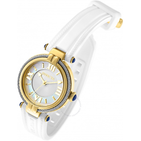 Invicta Bolt Quartz White Dial Ladies Watch 29125