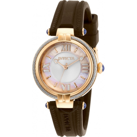 Invicta Bolt Quartz White Mother of Pearl Dial Ladies Watch 29127