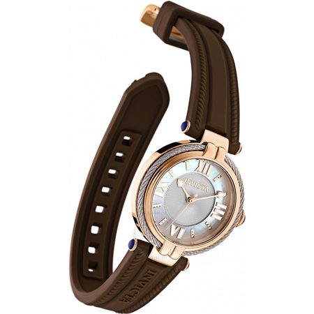Invicta Bolt Quartz White Mother of Pearl Dial Ladies Watch 29127