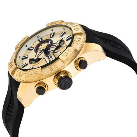 Invicta Pro Diver Chronograph Gold Dial Men's Watch 25998