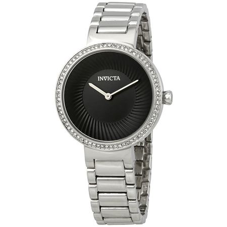 Invicta Specialty Crystal Black Dial Ladies Watch 26999
