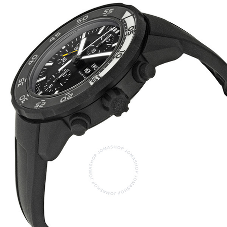 IWC Aquatimer Automatic Chronograph Black Rubber Men's Watch IW376705