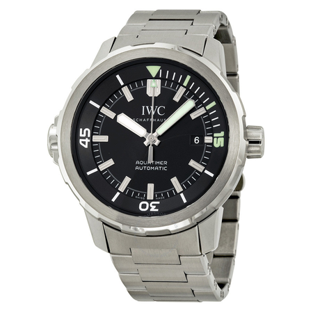 IWC Aquatimer Black Dial Stainless Steel Men's Watch IW329002