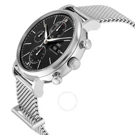 IWC Portofino Automatic Black Dial Stainless Steel Men's Watch IW391016