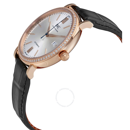 IWC Portofino Automatic Silver Dial Diamond Men's Watch 3565-15 IW356515