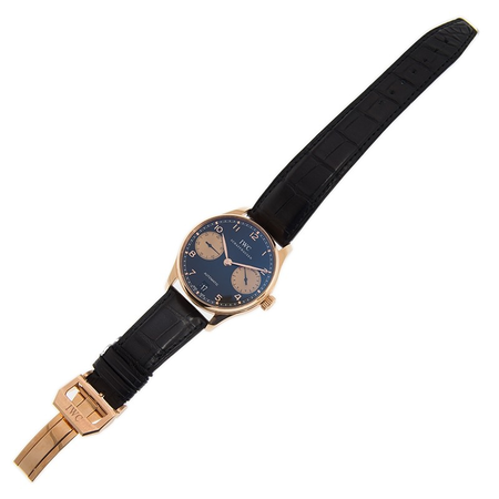 IWC Portuguese Automatic Black Dial Men's Watch IW500121