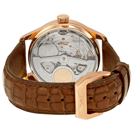 IWC Portuguese Perpetual Calendar 18kt Rose Gold Brown Men's Watch IW502213