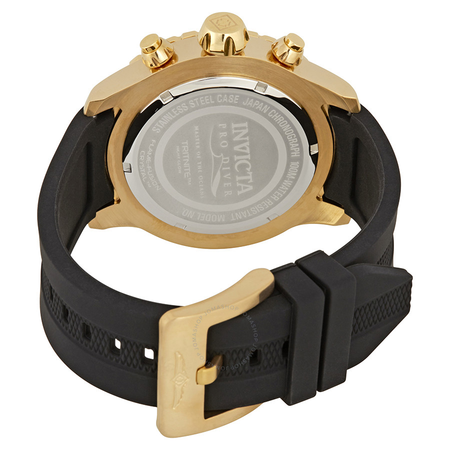 Invicta Pro Diver Chronograph Black Dial Black Coke Bezel Men's Watch 19246