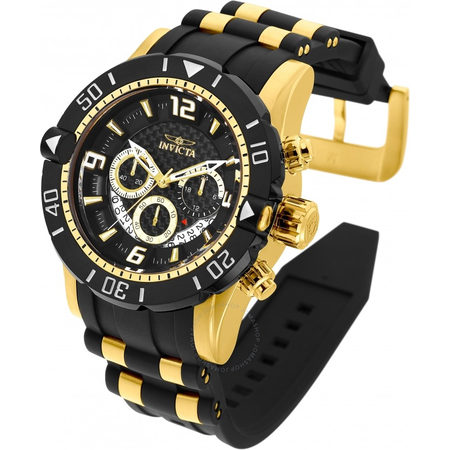 Invicta Pro Diver Chronograph Black Dial Men's Watch 23702
