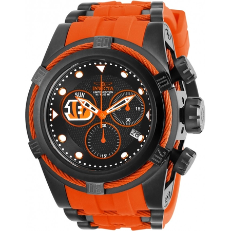 Invicta Invicta NFL Cincinnati Bengals Chronograph Quartz Black Dial Men's Watch 30229 30229