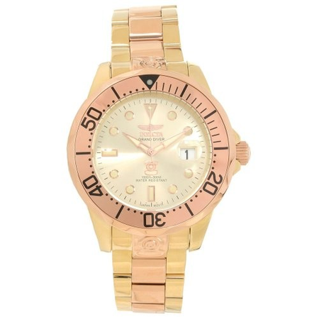 Invicta Pro Diver Grand Gold Dial Two-tone Men's Watch 16039