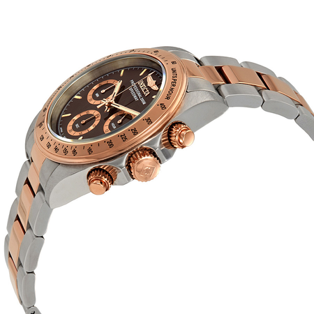 Invicta Speedway Chronograph Brown Dial Two-tone Men's Watch 17029