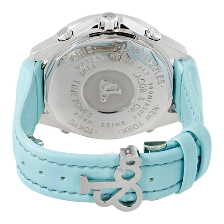 Jacob & Co. Jacob and Co. Five Time Zone Mother of Pearl Diamond Ladies Watch JC-54PDA