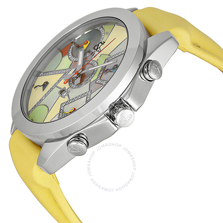Jacob & Co. Jacob and Company Five Time Zone Diamond Accent Pastel Dial Unisex Watch JC118DA