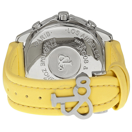 Jacob & Co. Jacob and Company Five Time Zone Diamond Accent Pastel Dial Unisex Watch JC118DA