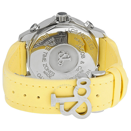 Jacob & Co. Jacob and Company Five Time Zone Diamond Multi-Colored Pastel Dial Unisex Watch JCM118DA