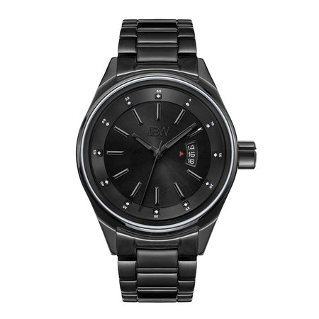 JBW Rook Black Dial Black IP Stainless Steel Men's Watch J6287K