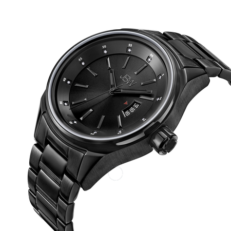 JBW Rook Black Dial Black IP Stainless Steel Men's Watch J6287K