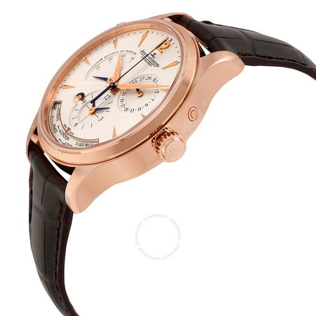 Jaeger LeCoultre Master Control Geographic Automatic Silver Dial 18kt Pink Gold Men's Watch Q1422521