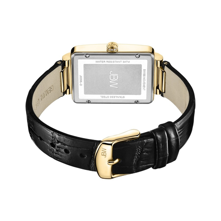 JBW Mink Quartz Diamond Crystal Gold Dial Ladies Watch J6358L-D