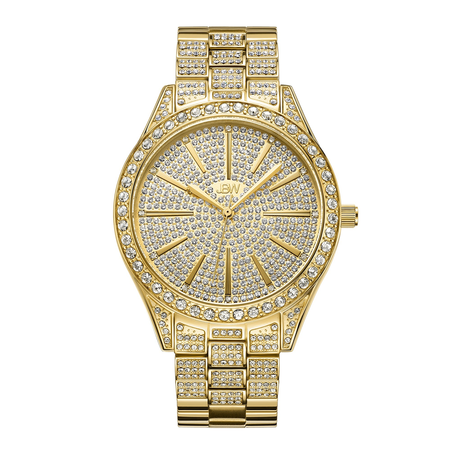 JBW Women's Cristal 0.12 ctw Diamond 18k gold-plated stainless-steel Watch J6346A