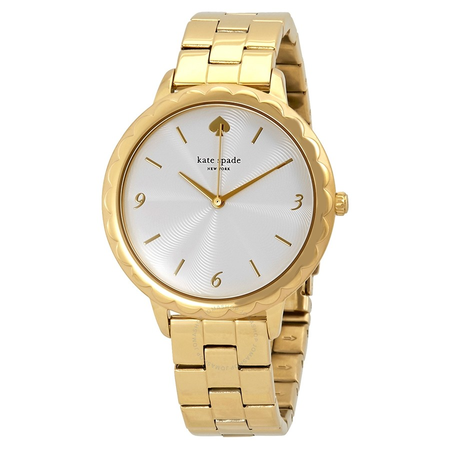 Kate Spade Metro Scallop White Dial Ladies Gold-tone Watch KSW1494