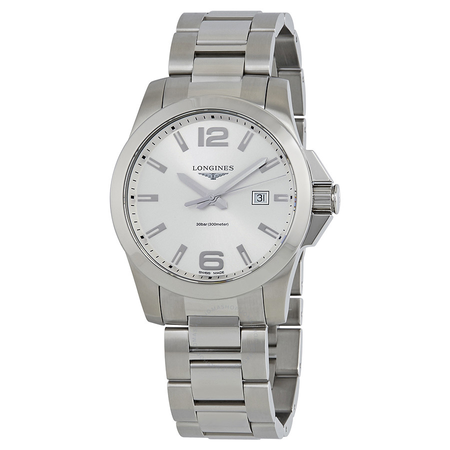 Longines Conquest Silver Dial Stainless Steel Men's Watch L37604766