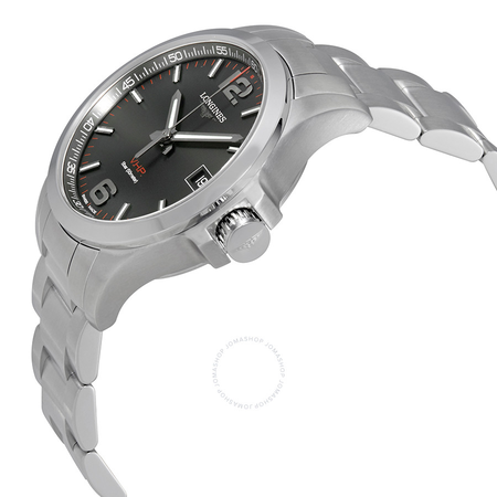 Longines Conquest V.H.P. Perpetual Black Dial Men's Watch L3.716.4.56.6