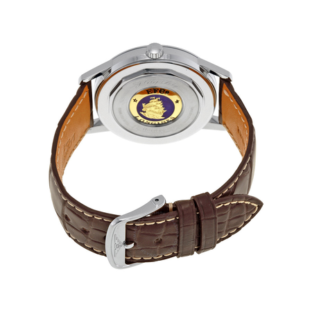Longines Heritage Flagship Automatic Silver Dial Brown Leather Men's Watch L47954782 L4.795.4.78.2