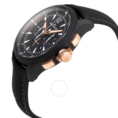 Jaeger LeCoultre Master Compressor Chronograph Black Dial Men's Watch Q205L570