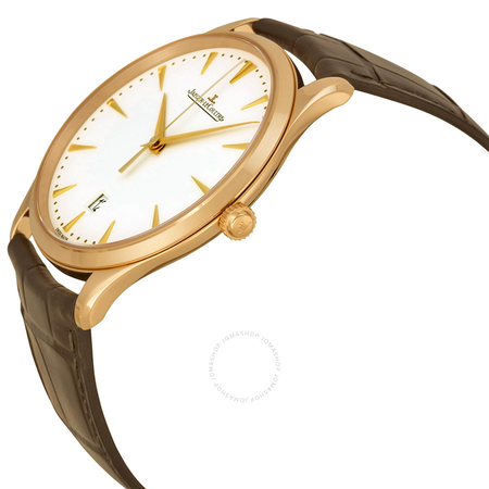 Jaeger LeCoultre Master Ultra Thin Beige Dial Pink Gold Men's Watch Q1282510