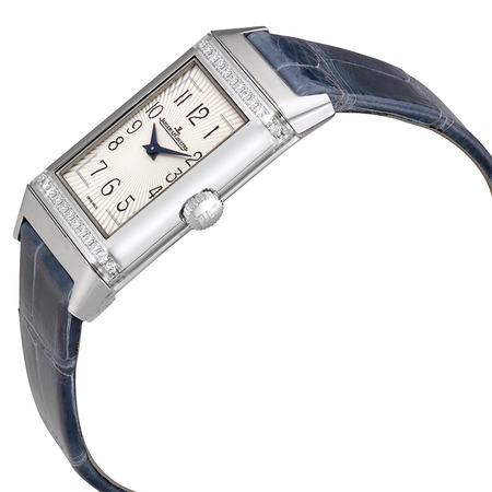 Jaeger LeCoultre Reverso Silver Dial Ladies Diamond Watch Q3288420