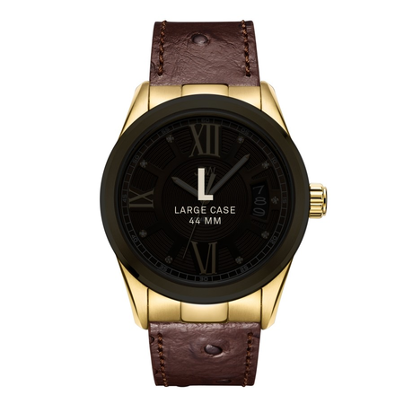 JBW Bond Quartz Diamond Brown Dial Men's Watch J6372D