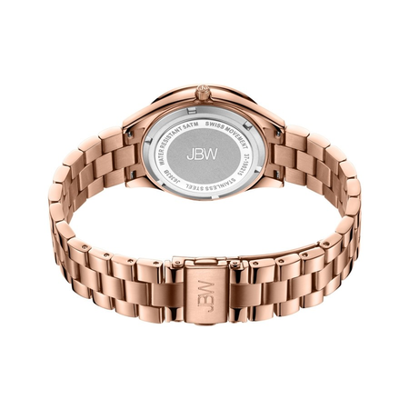 JBW Cristal 34 Quartz Diamond Rose Gold Dial Ladies Watch J6383B