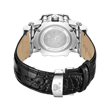 JBW Men's 10 YR Anniversary Phantom 1.96 ctw Diamond & Chronograph Watch JB-6215-10A