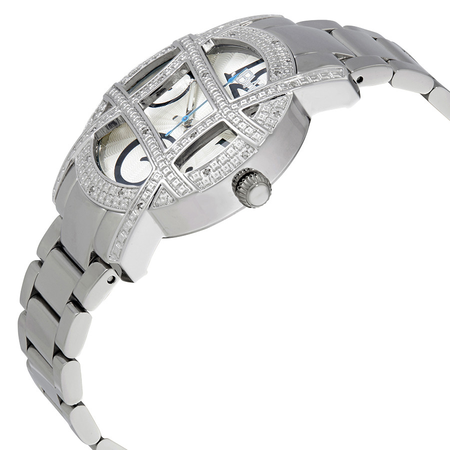 JBW Olympia Silver Dial Diamond Ladies Watch JB-6214-B
