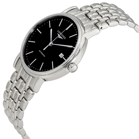 Longines Presence Black Dial Stainless Steel Automatic Men's Watch L49214526