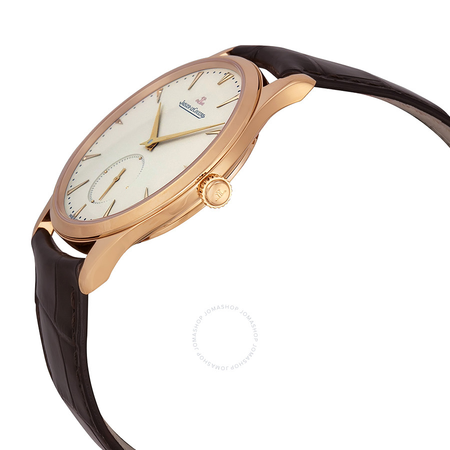 Jaeger LeCoultre Master Grande Ultra Thin Beige Dial Dark Brown Leather Men's Watch Q1352420