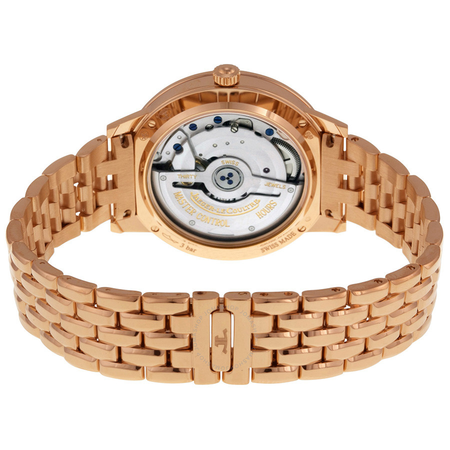 Jaeger LeCoultre Rendez-Vous Silver Dial 18kt Rose Gold Ladies Watch Q3442120