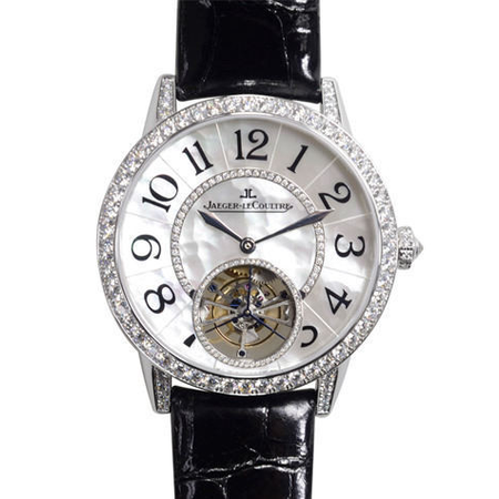 Jaeger LeCoultre Rendez-Vous Tourbillon Mother of Pearl Dial Ladies Watch Q3413403