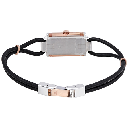 Jaeger LeCoultre Reverso One Cordonnet Ladies Steel and 18K Rose Gold Watch Q3264520