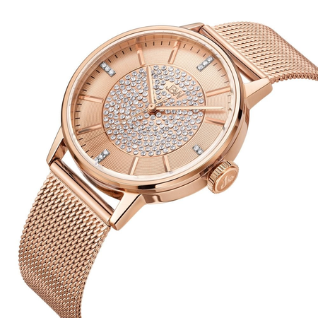 JBW Belle Rose Gold-Plated Stainless Steel Ladies Watch J6339B